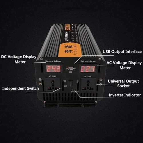 Pure Sine Wave Inverter 15000W Power Converter - Reliable Voltage Converter for High Capacity Usage — view 4