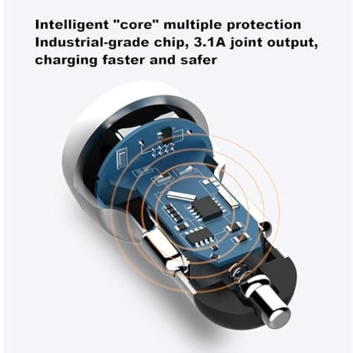 120W/240W Car Charger Adapter - Super Fast Charging Car Power Adapter, Multi-Port USB & PD | Car Charger with Digital Display, 6 Protection Functions, Travel Charger for Phone, Tablet, Truck — view 5