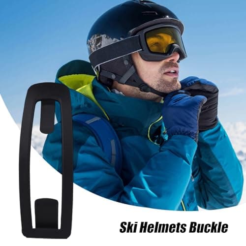 Helmet Buckle Clasp - 11.5x4cm Ski Hat Clip, Multipurpose Snapss Holder | Goggles Strap Retainer Winter Snowboarding, Flexible Fastening Replacement, Secure Fit Accessory for Cold Weather Sports — view 5