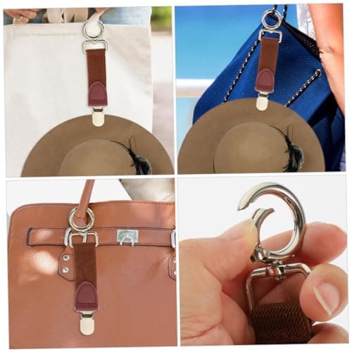 Healeved 4pcs Elastic Hat Clips for Travel Outdoor Accessories — view 6