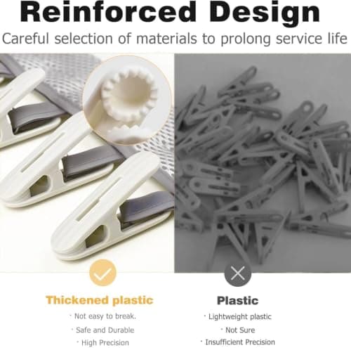 Travel Drying Hanger for Heated Clothes Airer & Clothes Drying Rack Washing line, Foldable Portable Sock Hangers for drying with 6 Laundry Pegs for Underwear Bra Towel Home Cruise Outdoor 2 Pack — view 5
