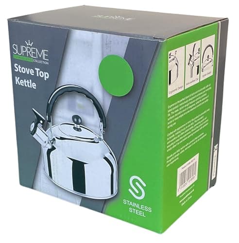 Pendeford Stovetop Kettle – 2L Stainless Steel Whistling Kettle with Loud Whistle & Cool-Touch Handle – Ideal for Gas & Electric Hobs, Home & Camping — view 4