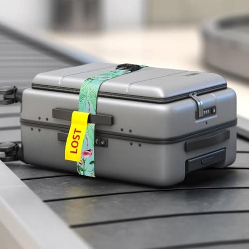 SUWEIR Luggage Straps (2 with Lock) for Suitcases & Travel Bags — view 2