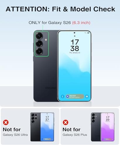 Beeasy for Samsung Galaxy S26 Case, IP68 Waterproof, Built-in Screen Protector and Camera Lens Cover,360 Full Body Military Grade Phone Case, Heavy Duty Shockproof Dustproof Slim Clear Cases — view 2