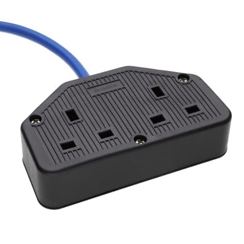 kenable Caravan Site Power Plug 240V 16A to 13A UK Dual Sockets Adapter Cable — view 6