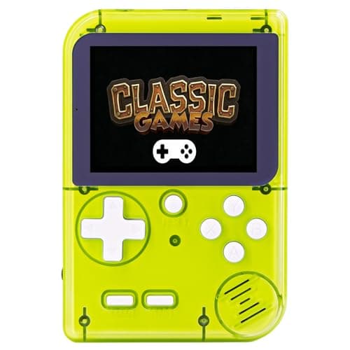 Handheld Game Console for Kids Pre-loaded 289 Video Games, Travel-friendly Retro Game Console with 2.8" Color Screen, Rechargeable Battery, Handheld Electric Game Player for Boy Girl