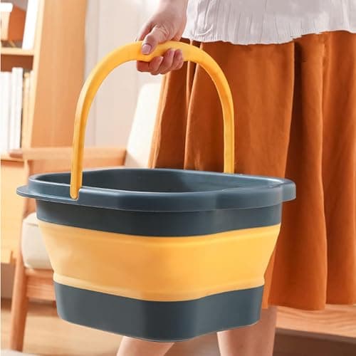 Foldable Foot Spa Bath Massager with Handle, Collapsible Foot Soak Tub, Portable Pedicure Bucket for Home Use, Soothe Tired Feet, Improve Circulation, Ideal Gift for Parents, — view 6