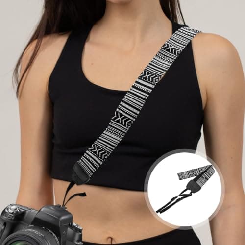 Beavorty Camera Canvas Compatible, Comfortable for Wide with Most and Cameras Neck Strap Quick Release Buckle Shoulder Photographers and Travel — view 6