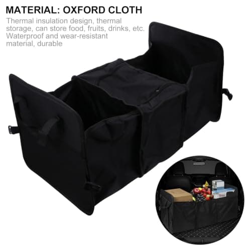 Zerodeko Foldable Oxford Cloth Insulated Trunk Storage Box for Car Travel — view 6