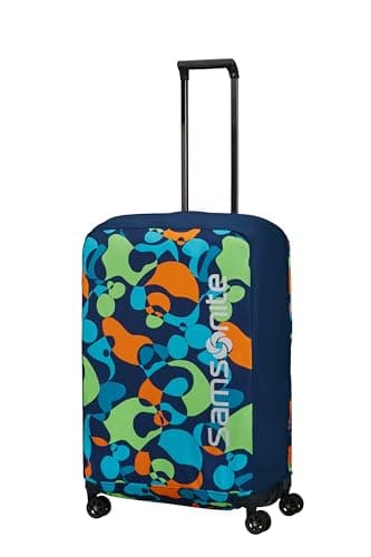 Samsonite TA Revolution - Foldable protective cover for size L suitcases, suitcase cover suitable for 75–79 cm, travel suitcase protection, with reflective detail, Multicoloured (Colorwave) — view 5