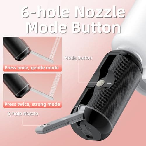 JUTIMER Electric Portable Bidet Sprayer, 2 Pressure Modes. — view 2