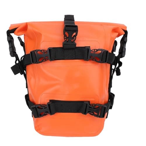Sonew Motorcycle Saddle Bag with -Slip Design & Large Capacity Storage for and Street Bikes Orange (Orange) — view 3