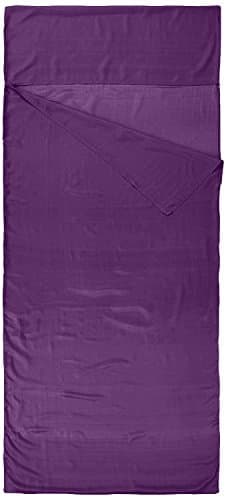 Nod-Pod 100% Pure Silk Sleeping Bag Liner (Purple) — view 2
