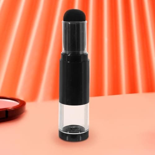 2pcs Refillable Powder Brush Set with Foundation Brush, Plastic — view 5