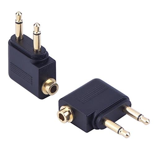 EBOOT 3 Pcs Airplane Headphone Adapter Airline Flight Adapter for Headphone — view 6