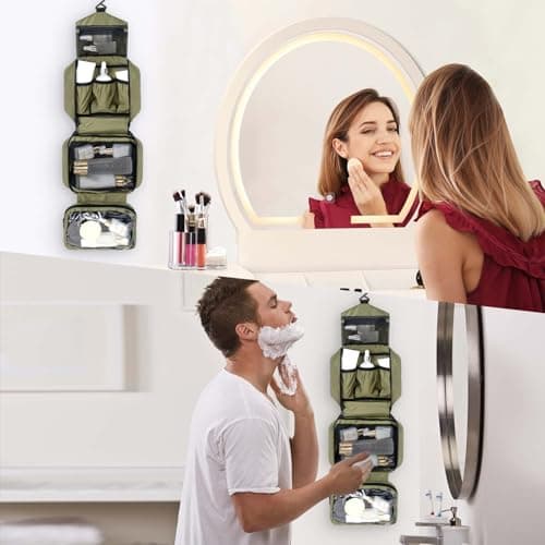 Boic Hanging Toiletry Bags, Wash Bags for Men, Travel Toiletries Bag Men — view 6