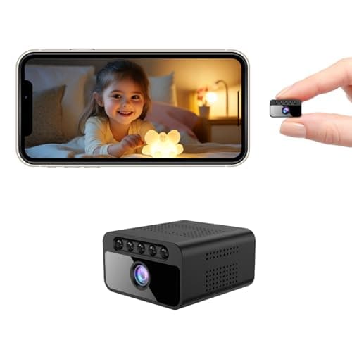 AOBOCAM Mini Spy Camera 4K, Compact WiFi Camera, App Control