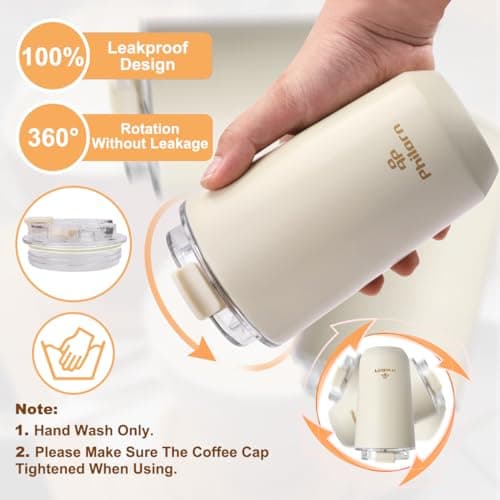 Philorn Coffee Cup, 380ml Insulated Travel Mug — view 3