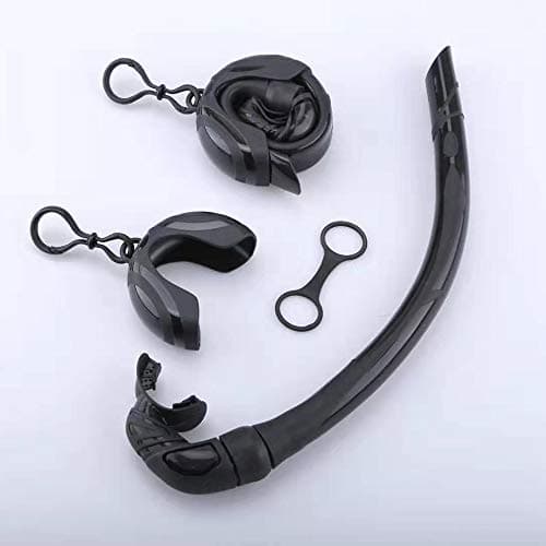 Lixada Silicone Foldable Snorkel with Compact Storage Case Women Men Roll Up Snorkel Wet Breathing Tube For Snorkeling — view 5