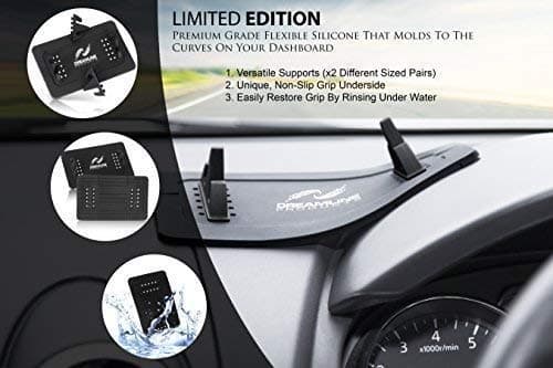 DreamLine Products Car Phone Holder Dashboard Mat - Premium Edition Mobile Phone Car Cradle Mount All Vehicles Phones GPS — view 4