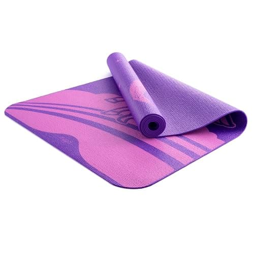 Myga Silk Print Kids Yoga Mat - Non-Slip for Childrens Fitness & Mindfulness - Lightweight, Non-Toxic & Easy Clean Play Mat for Girls & Boys - Unicorn Dreamcatcher — view 5