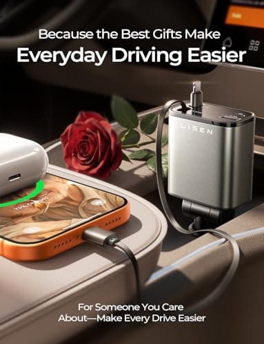 Birthday for Women Men Drivers - LISEN 4 in 1 Car Charger — view 2