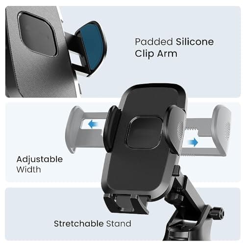 AMPLE Car Phone Holder for Google Pixel 11 10a & 10 Pro XL Mount — view 6