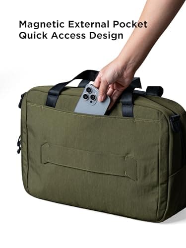 ALPAKA Bravo Brief Multifunctional Urban Briefcase Messenger Bag, Green — view 6