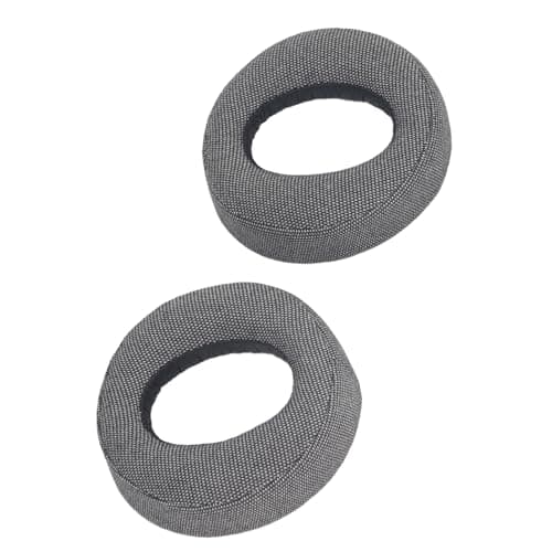 TYTOGE Ear Pads, Grey Replacement Cushions Soft Linen Memory Foam Repair Parts for Pulse 3D Wireless Headphones — view 2