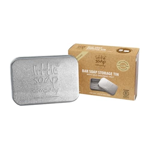 Little Soap Company Naturals Soap Storage Tin for 100g Bars, Leak-Free — view 2