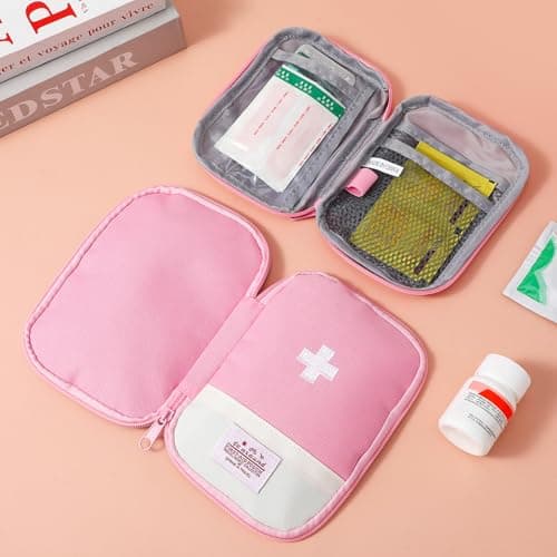 ViEinkaufen 4Pcs Pink First Aid Kit Bags — view 5