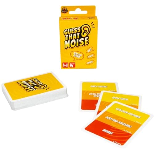 Worgan Games Guess That Noise: Funny Sound Impressions Party Game for Family & Friends - Travel Size - 2-15 Players - Ages 8+ — view 2