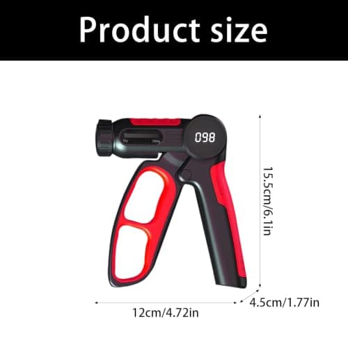 Vexandrie Rechargeable Hand Strengthener 5-60kg Adjustable Tension, Black — view 3