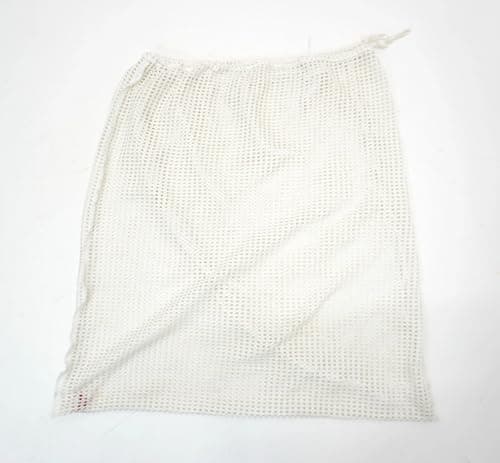 British Army Laundry Bag Genuine Military Surplus Linen Wash Sack White Mesh Net Clothing Storage Bag 80x60cm Army Issue Utility Storage — view 3