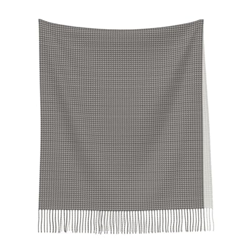 HTTUP Floral Graphite Print Scarf Tassel Women Men Travel Holiday Office Soft Warm Stylish Elegant Fall Winter — view 6