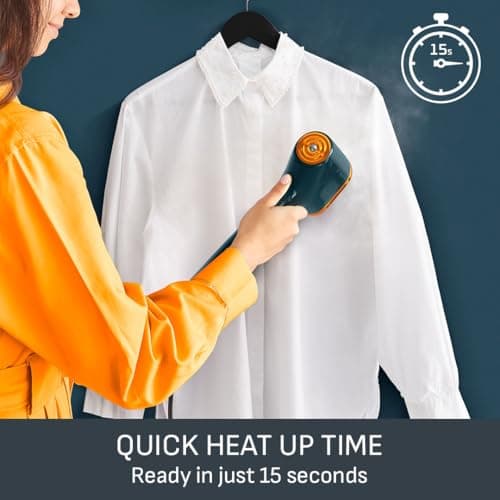 Tefal Pure Pop Glam Garment Steamer – Quick, Easy, Perfect for Travel, 15 Second Heat-Up, 20g/min Steam, DT2050G0 — view 4