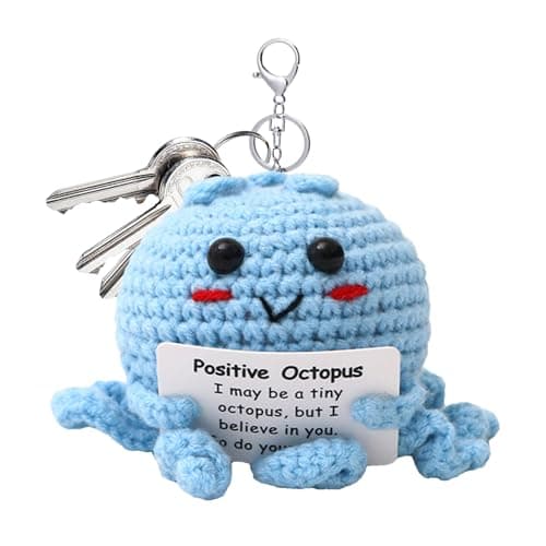 Crochet Octopus Motivational Collectible Toy Doll