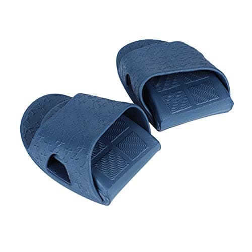 LONTG Women's & Men's Non-Slip Shower Slippers - Foldable Travel Beach Slippers with Memory Foam, Portable Bath Pool Shoes with Drawstring Bag — view 4