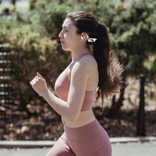 MOBUTOFU Wireless Earbuds G6 Camo Grey Open-ear Headset for Exercise — view 6
