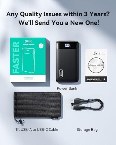 INIU Power Bank, 20000mAh 22.5W PD3.0 QC4.0 Fast Charging Portable Charger — view 6