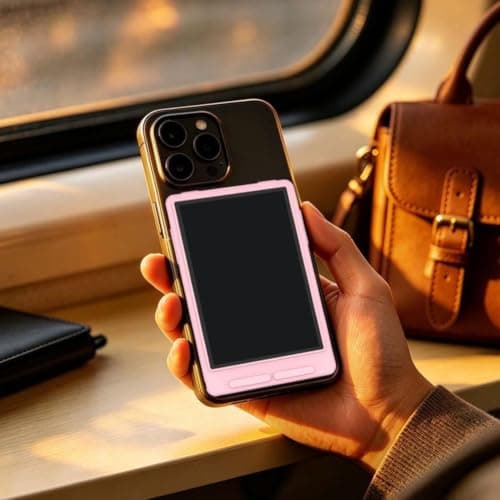 Silicone Protective Case Compatible with XTEINK X3, Soft TPU Protective Cover for 3.7" E-Reader, Shockproof Anti-Scratch, Clear Shell for Pocket eReader Accessory (Black) — view 4