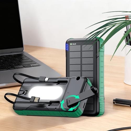 Solar Battery Bank 20000mAh Survival Battery Pack — view 3