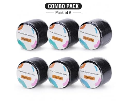 DUO DUFFEL Disposable Travel Portable Socks (black) — view 2