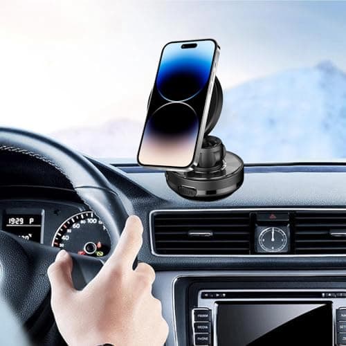 Nbbwwu Car Cell Phone Holder Automobile Solar Powered Smartphone Holder — view 3