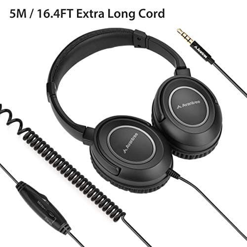 Avantree HF039 - Long Coiled Cord Headphones for TV — view 2