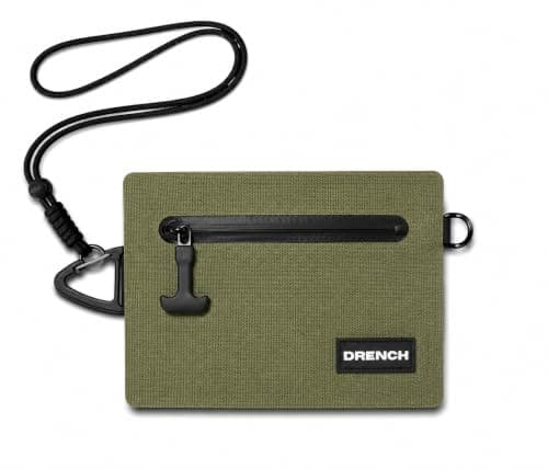 Drench Waterproof Wallet for Beach & Water Adventures, Green