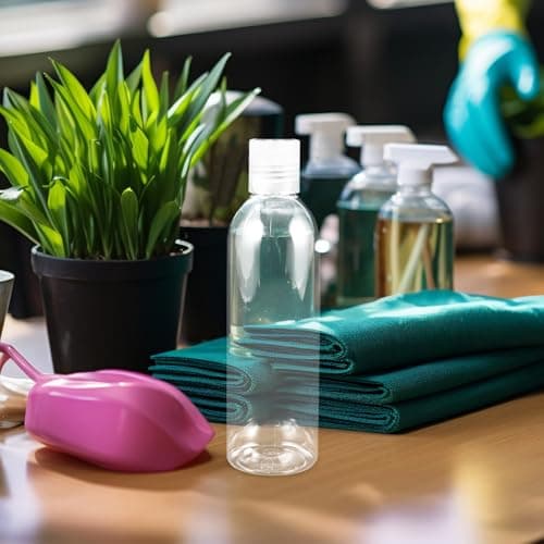 250ml Refillable Travel Bottles with Press Caps, 6 Pack — view 5