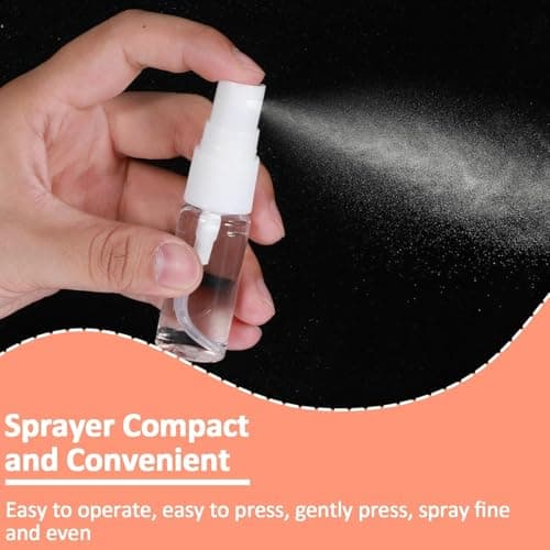 SOPSTUO 20ml Spray Bottles - 4 Pack Fine Mist Atomiser Empty Travel Spray Bottles for Toiletries Perfume Toners Rose Water Cosmetics — view 3