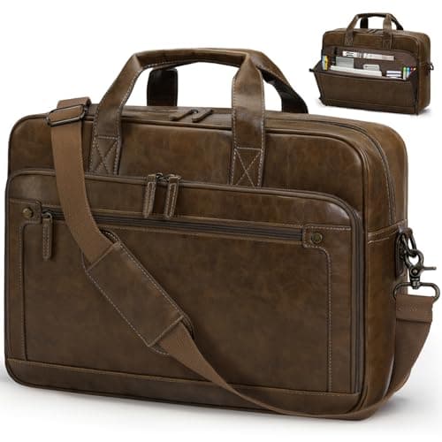 RAINSMORE Messenger Bags for Men Briefcase Waterproof Laptop Bag16 Inch