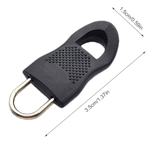Replacement Zipper Pull Tab - Reusable Zipper Handle for Coats, Bags, Suitcases, Jackets, Backpacks - Universal Zipper Repair Kit for Clothing and Travel Gear, Easy Fix Zipper Accessories — view 5